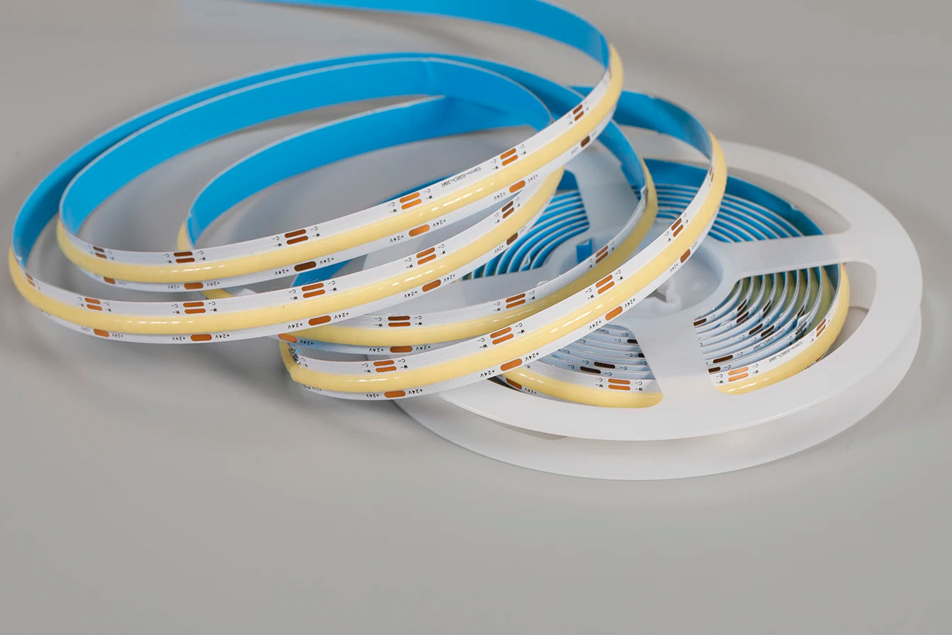 DC24V 2700K-6500K CCT COB FOB LED Strip Light 608LEDs