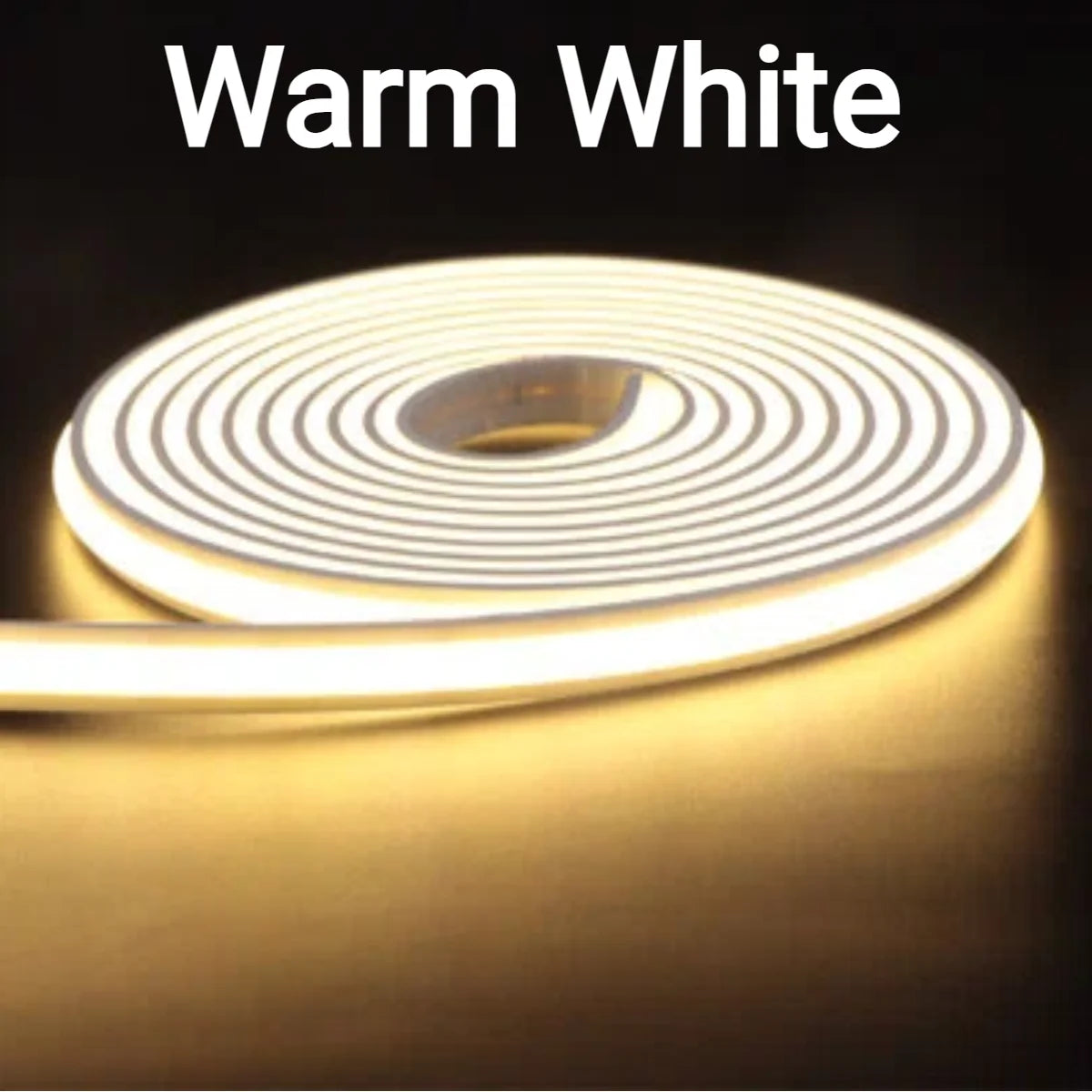 1-30M Flexible Solid Silicone COB LED Strip 220V for Home Ambience Decor