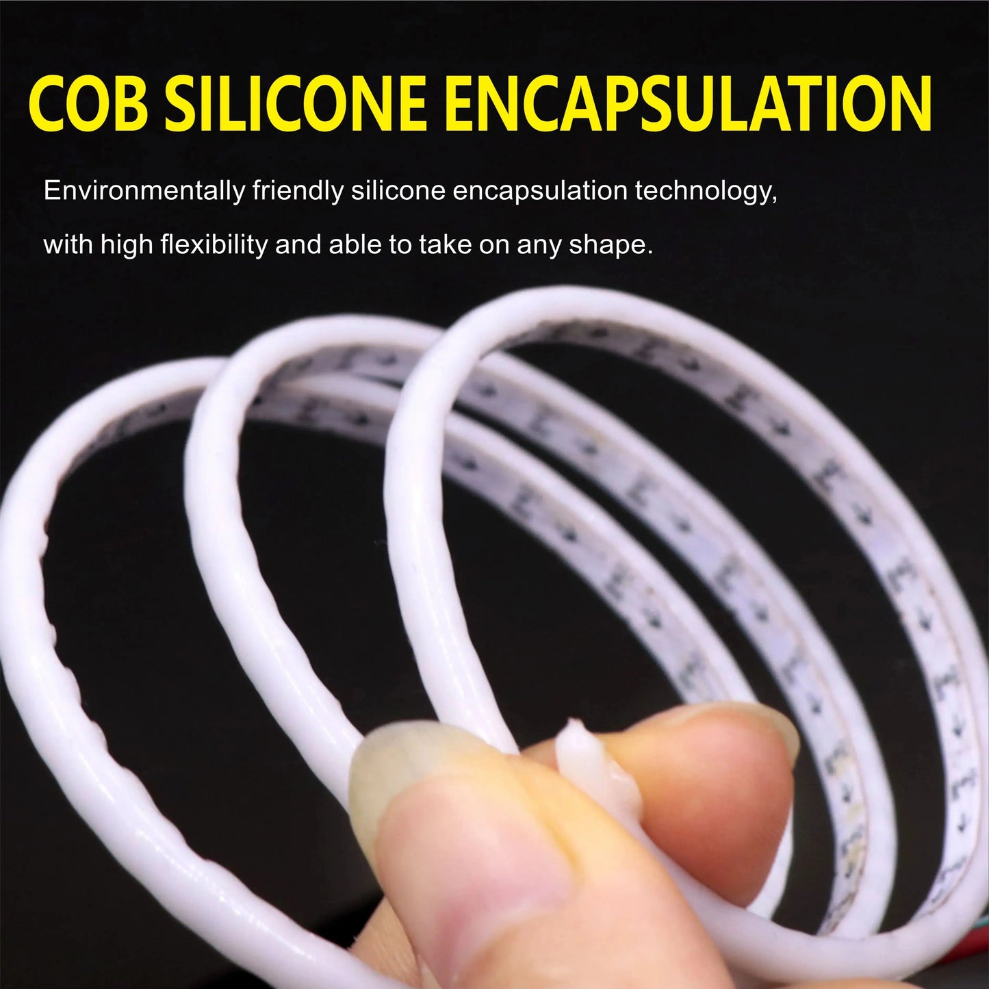 Faixa De led Cob Rgb Endereçável ws2812b Largura