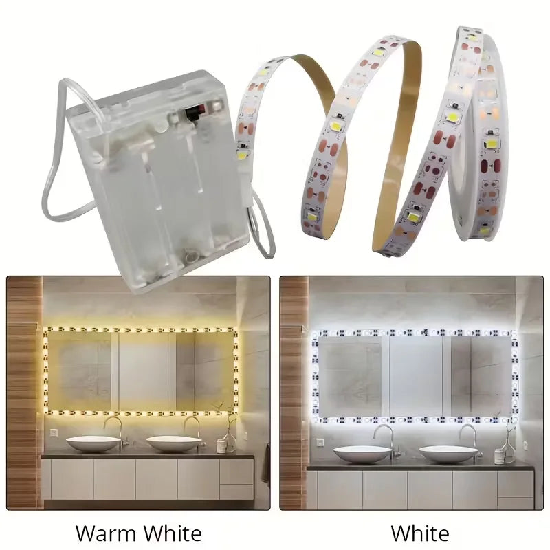 1 Flexible Led Light Strip Low Voltage 5V Battery Box Powered