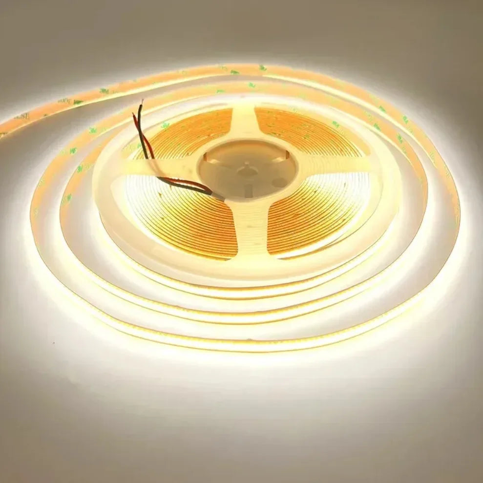 DC 12V/24V 8MM COB LED Strip Free Cut Cuttable 400LEDs
