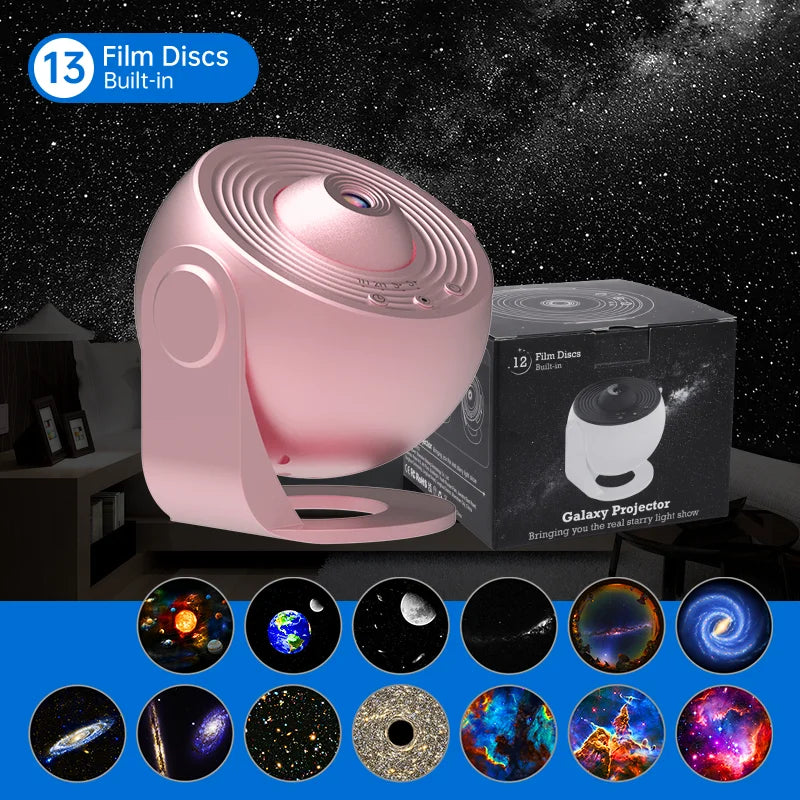 Night Light Galaxy Projector Starry Sky Projector 360° Rotate