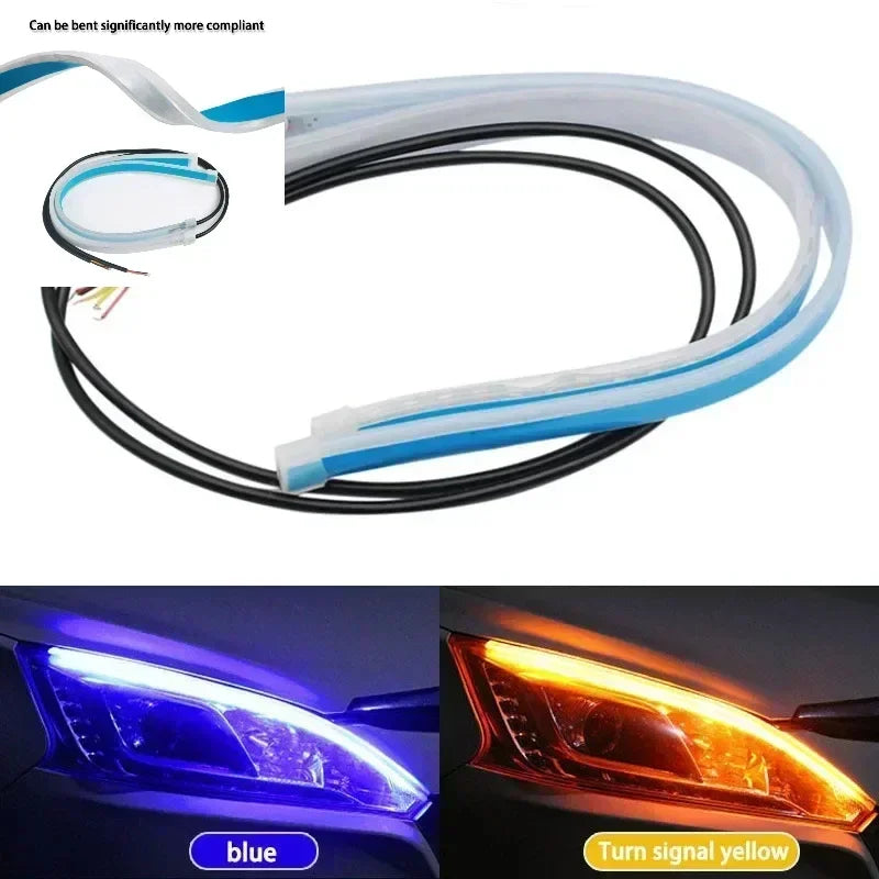 Led Guide Strip Headlight for Car Daytime Running Lights