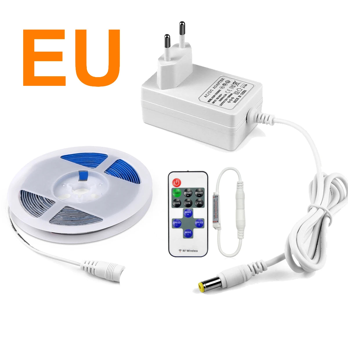 Dimmable LED Strip Lights With RF Remote Controller