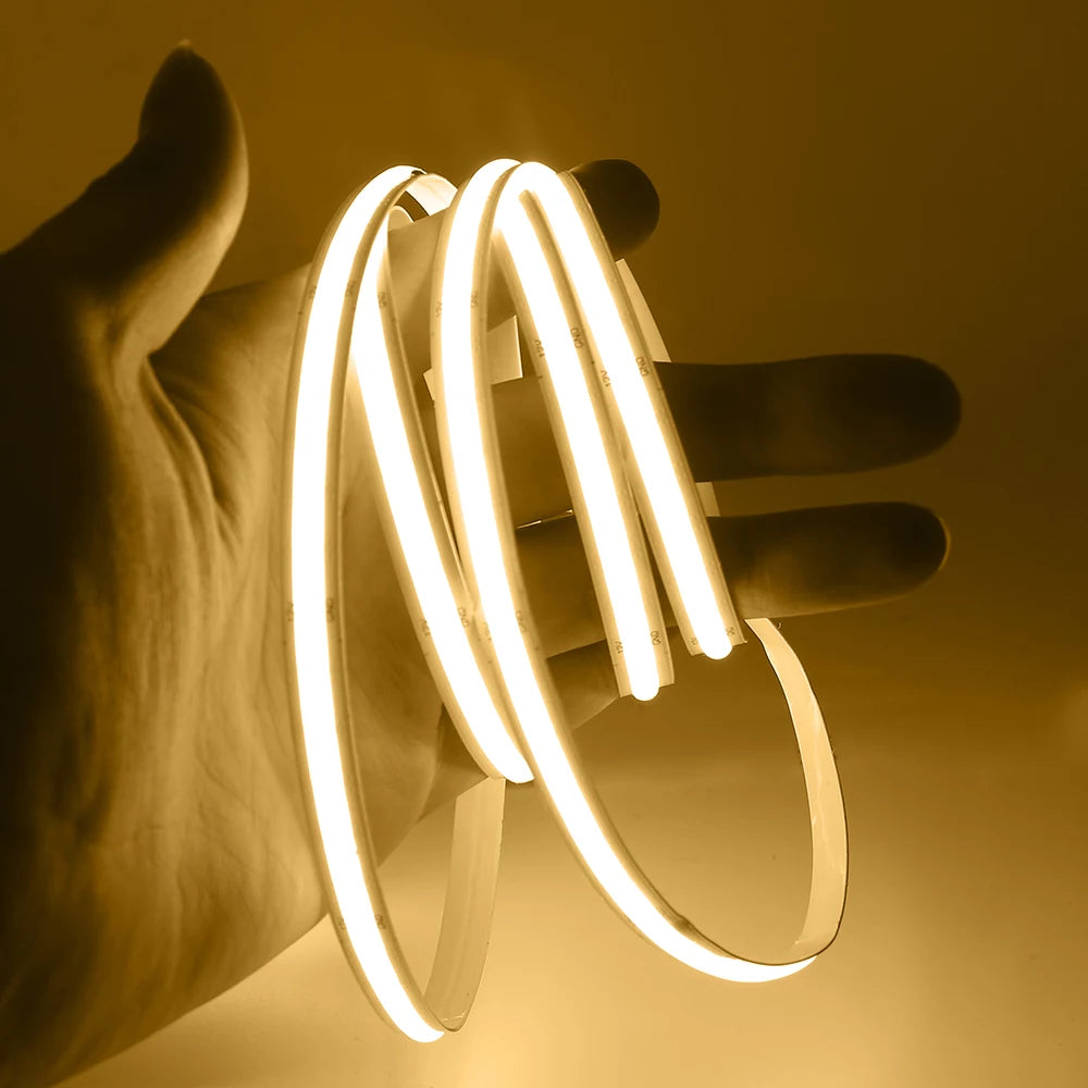 COB LED Strip Light High Density Flexible COB FOB LED Light