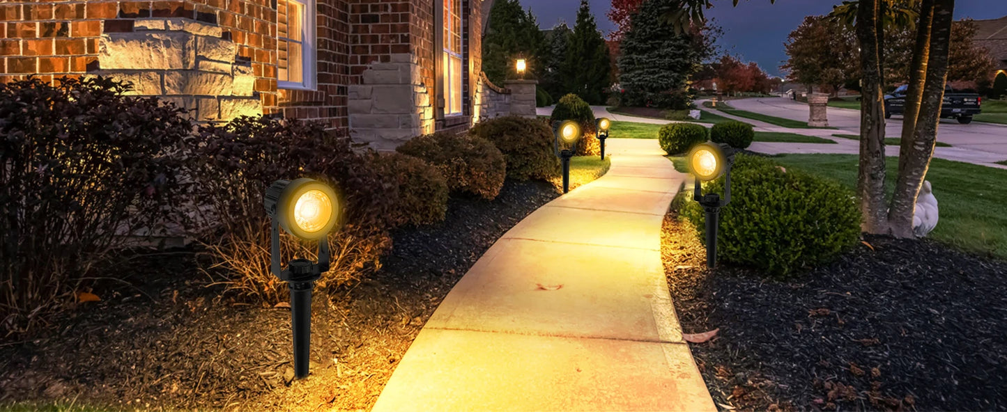 2/4/6/8/10 Lights Low Voltage Landscape Lighting Outdoor Lamp