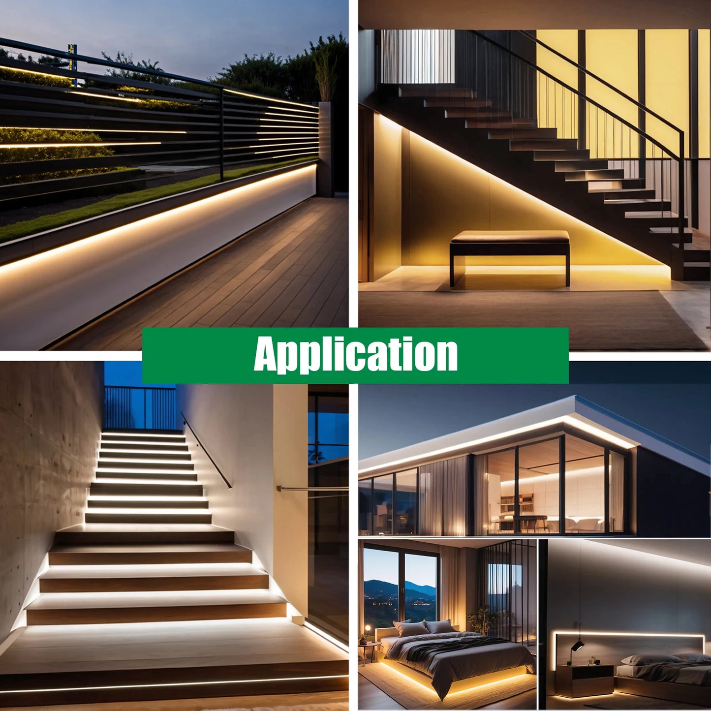 DC12V 24V COB Strip Waterproof Outdoor Home Decor LED