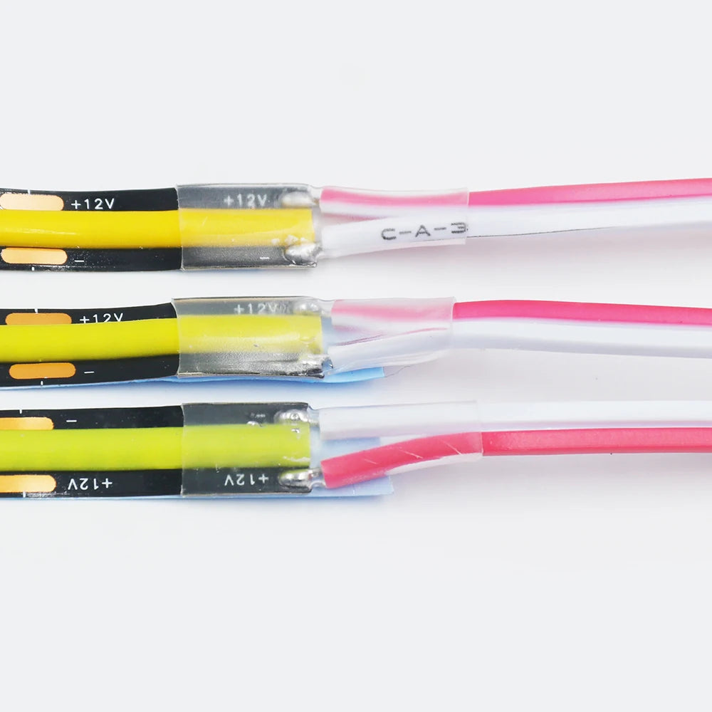 Black PCB COB LED Strip Light High Density Lighting