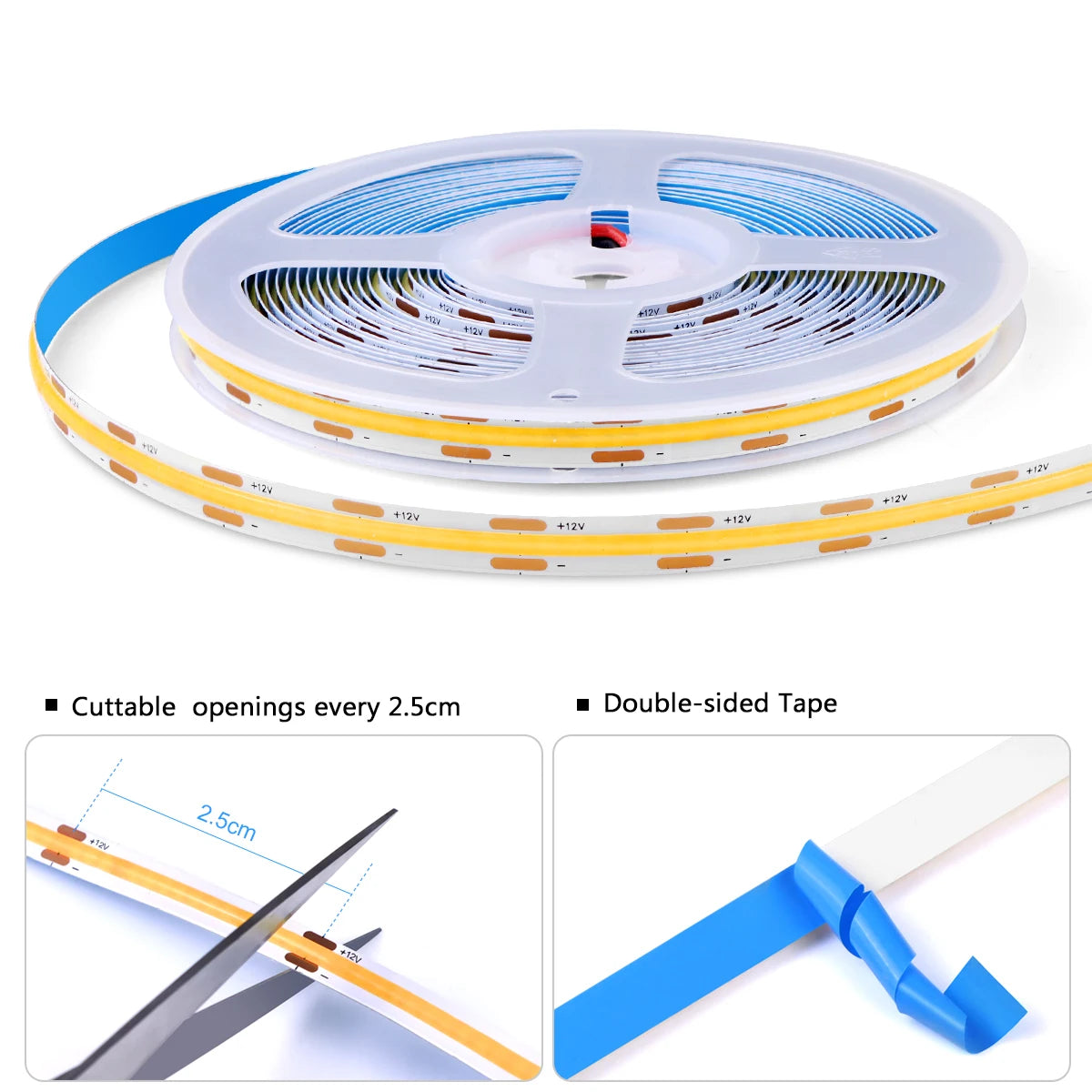 Smart Penetrable Wood COB LED Strip Touch Sensor Light