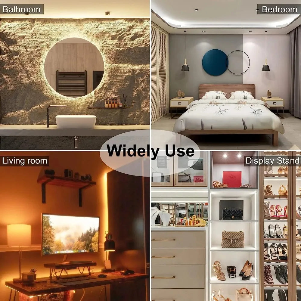 24V FCOB CCT LED Light Strip Color-Changing LED Tape