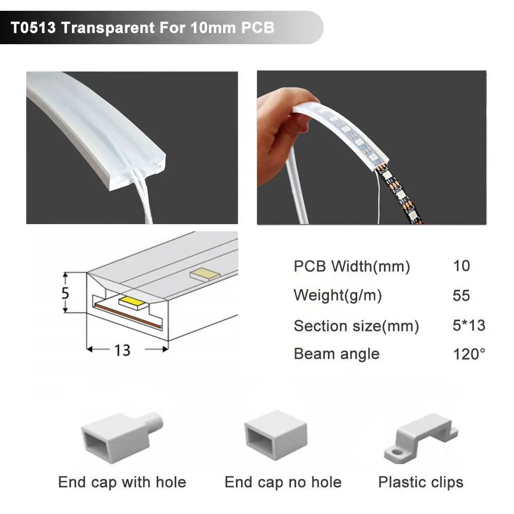 Silicone Neon Tube IP67 Waterproof Flexible Soft Silica Gel Sign
