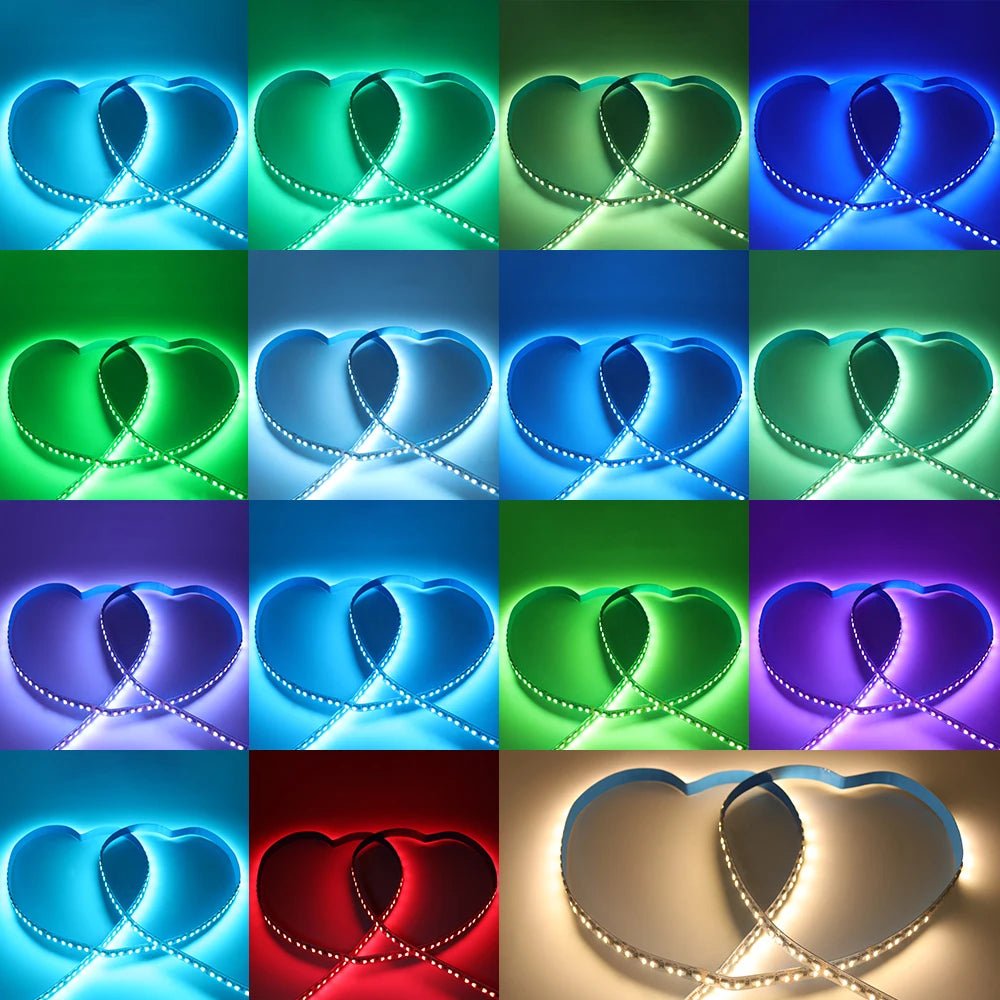 RGBWW RGBW LED Strip 12V 24V 60/108/120LEDs For Room Decoration