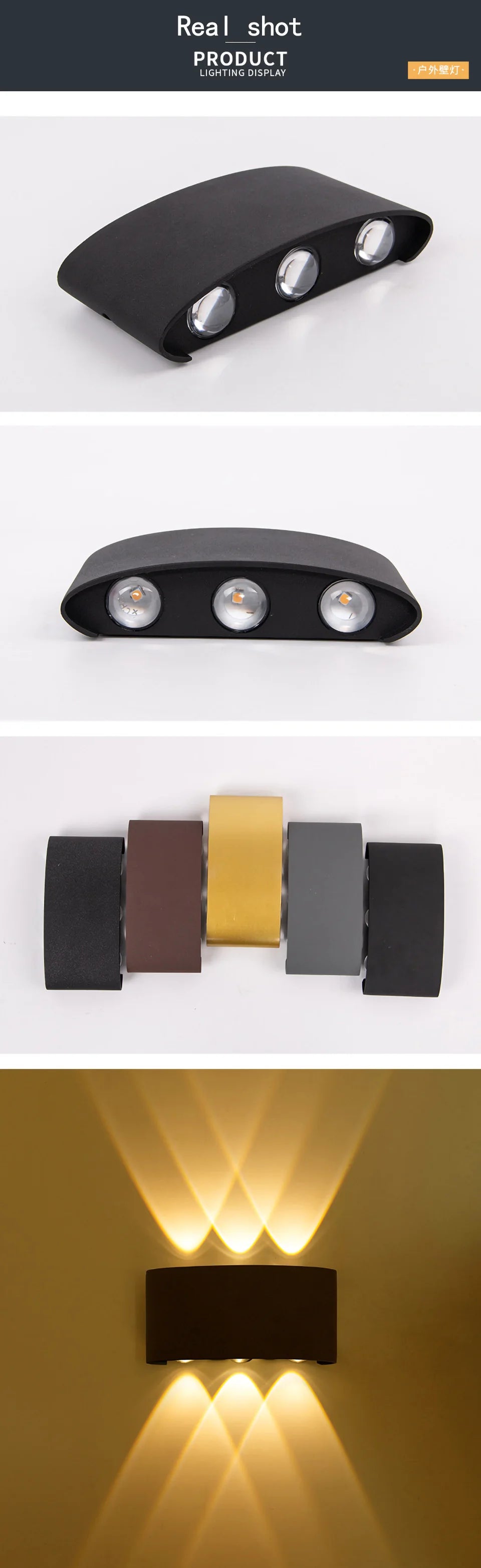 Modern style LED light source outdoor waterproof IP65 aluminum
