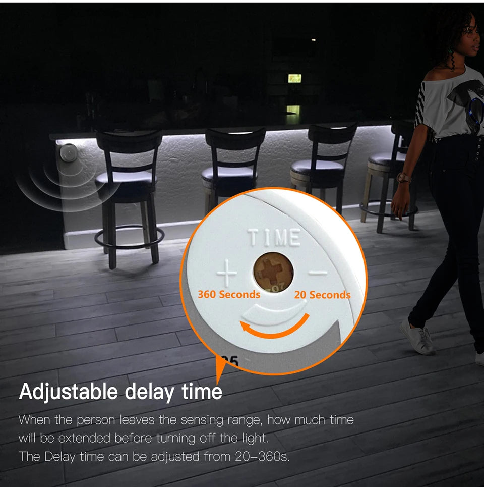 USB COB Neon LED Strip Light with PIR Motion Sensor IP65