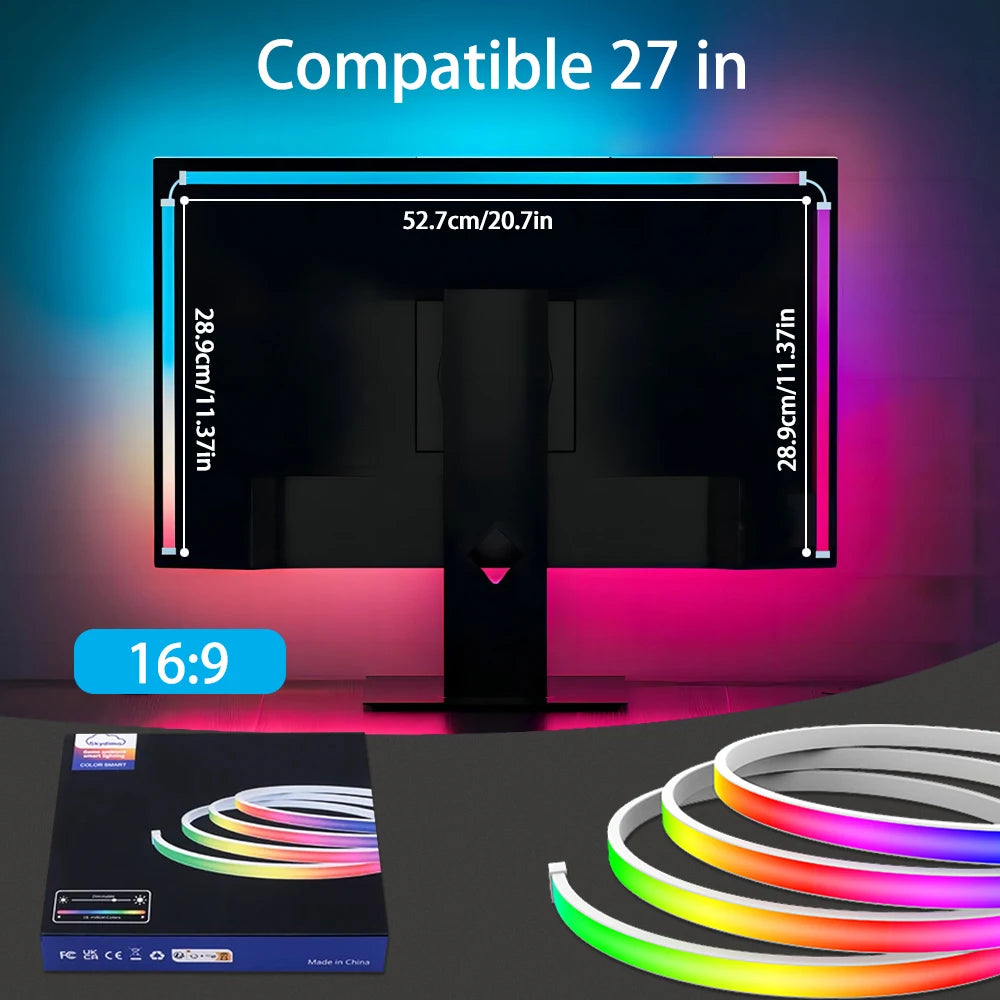 Smart LED Gaming Strip Light Computer Monitor Backlight Sync Strip Light