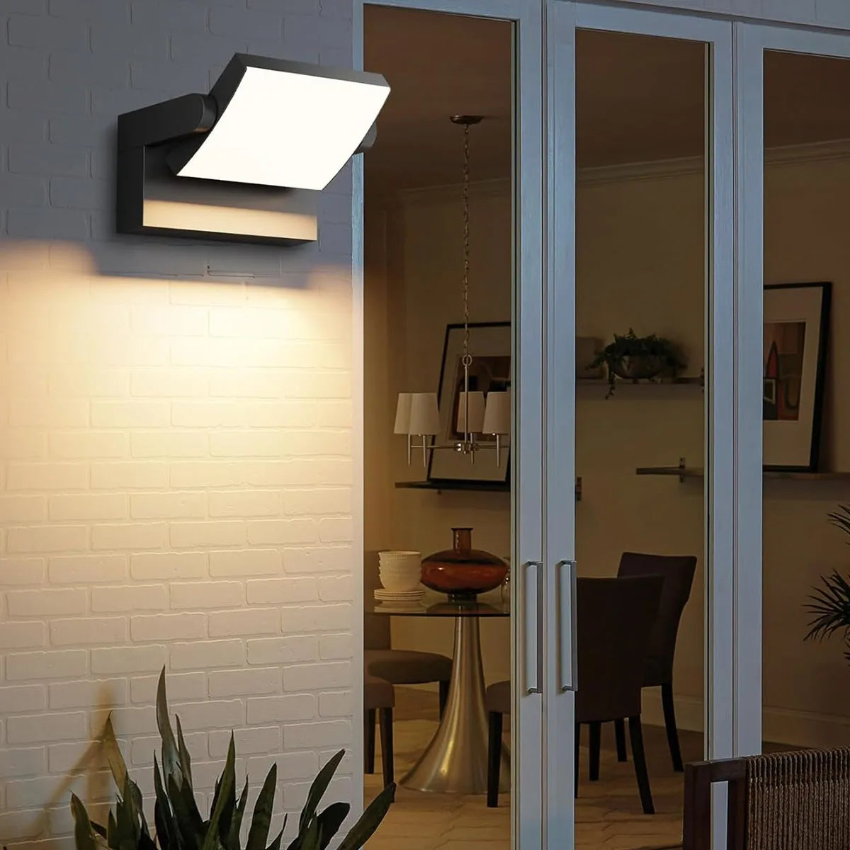 Motion Sensor Outdoor Wall Lamp IP65 Waterproof LED Porch