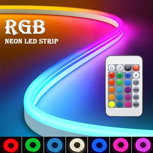 1 Roll of Low-Voltage 5V Flexible Rgb Color-Changing Neon Led Light Strip