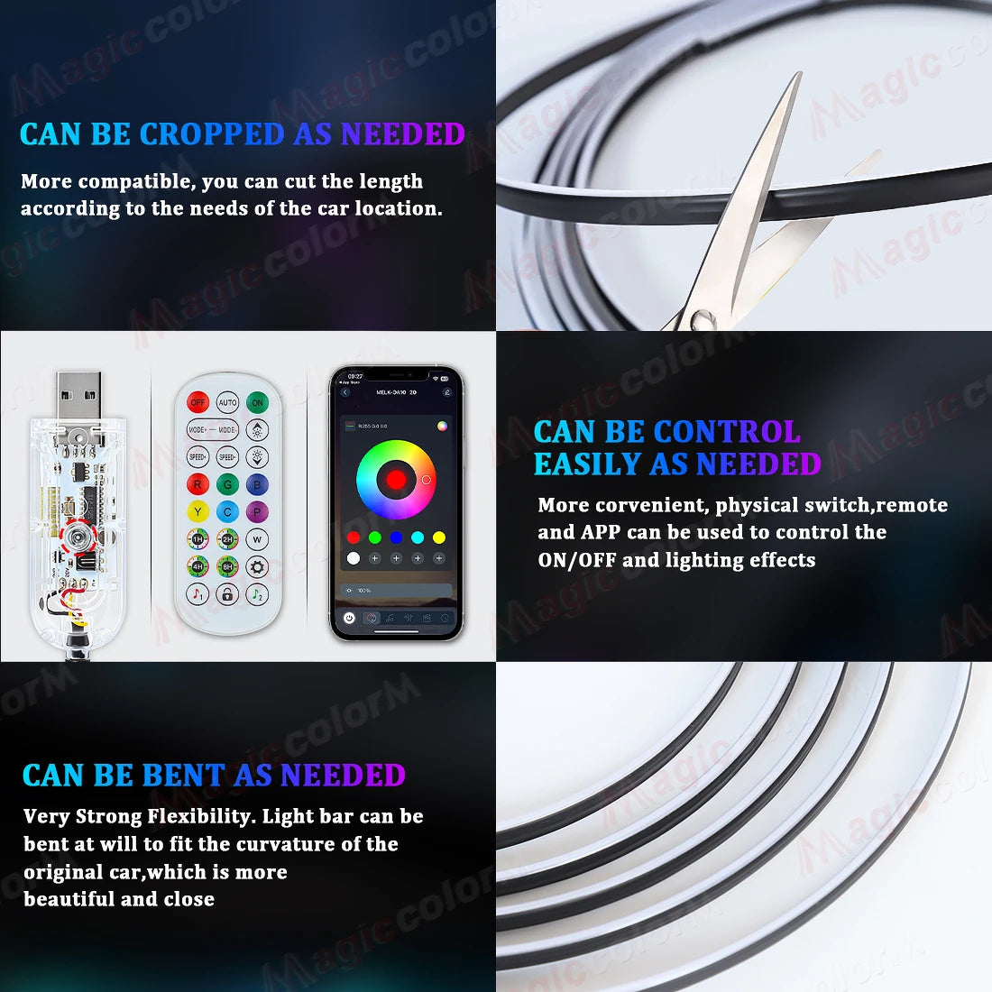 Symphony Car Door Frame Ambient Lights Universal