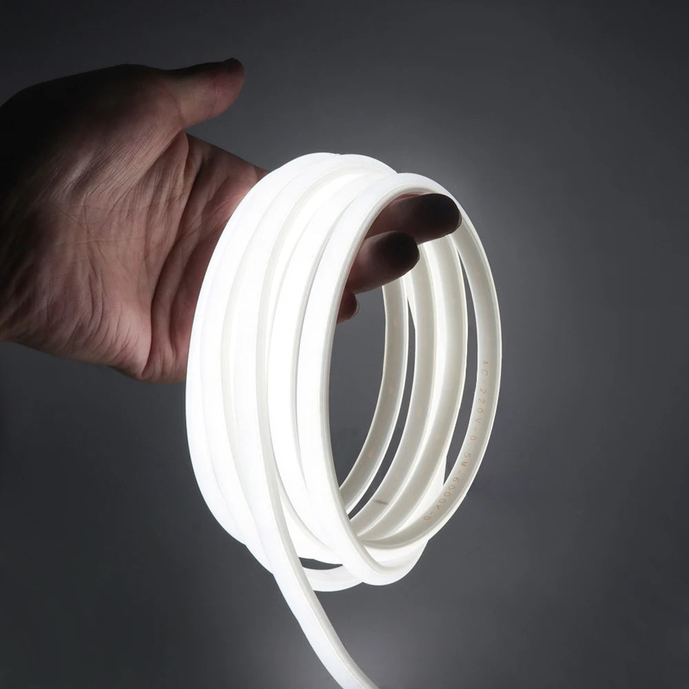 220V COB Strip Waterproof Home Decor Outdoor Flexible LED Light