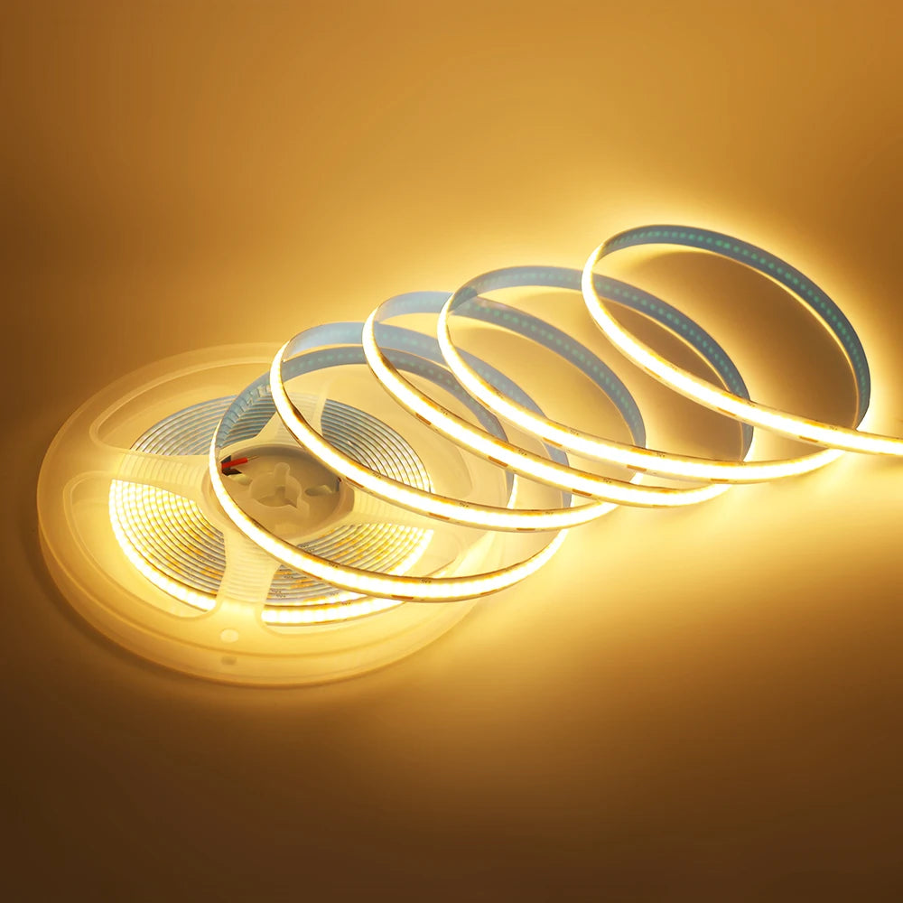 5V USB COB LED Strip Light 3Keys Touch Dimmable ON/OFF Switch