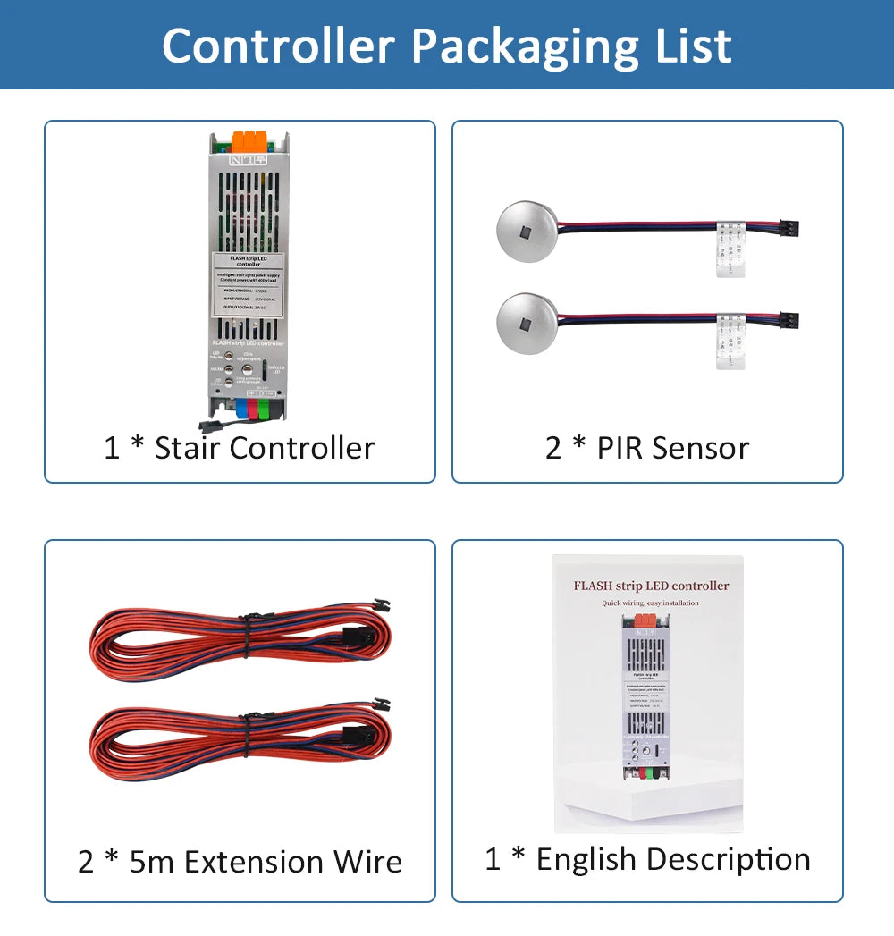 COB Running Water Flow Stair LED Strip Light with  Motion Sensor