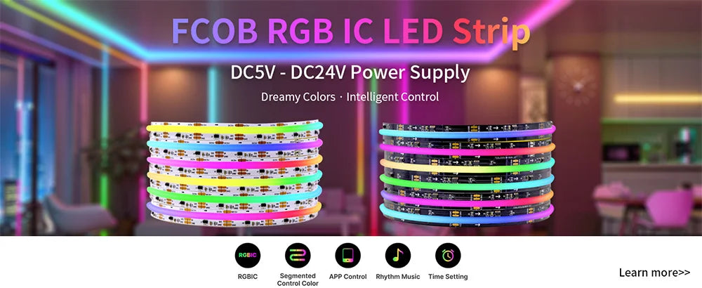 DC12V WS2815 1m-5m WS2813 WS2812B RGB LED Pixels