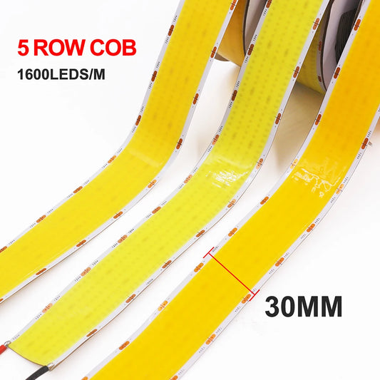 LED Strip Super Bright Flexible Tape High Density Linear Lights