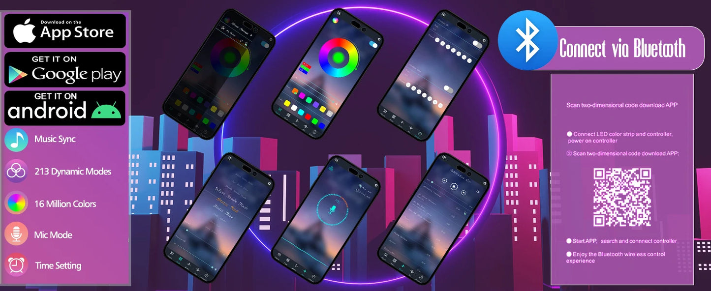 TV Backlight Monitor Display Background Tape Light