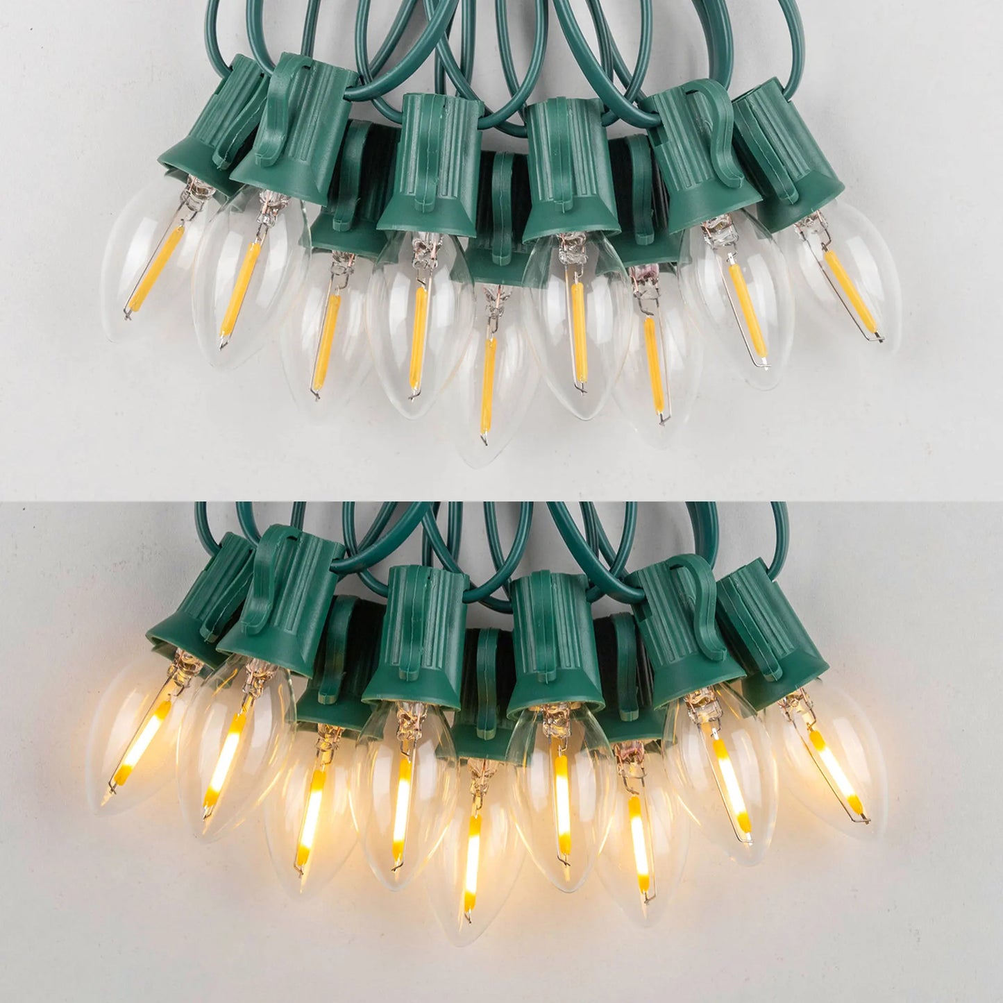 Garland C7 Candle Led String Lights Waterproof Outdoor Indoor