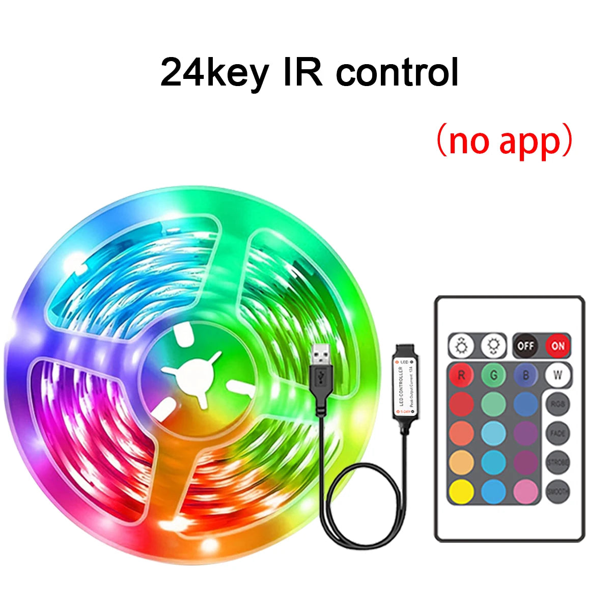 RGB Led Strip Lights with APP Control Flexible Ribbon