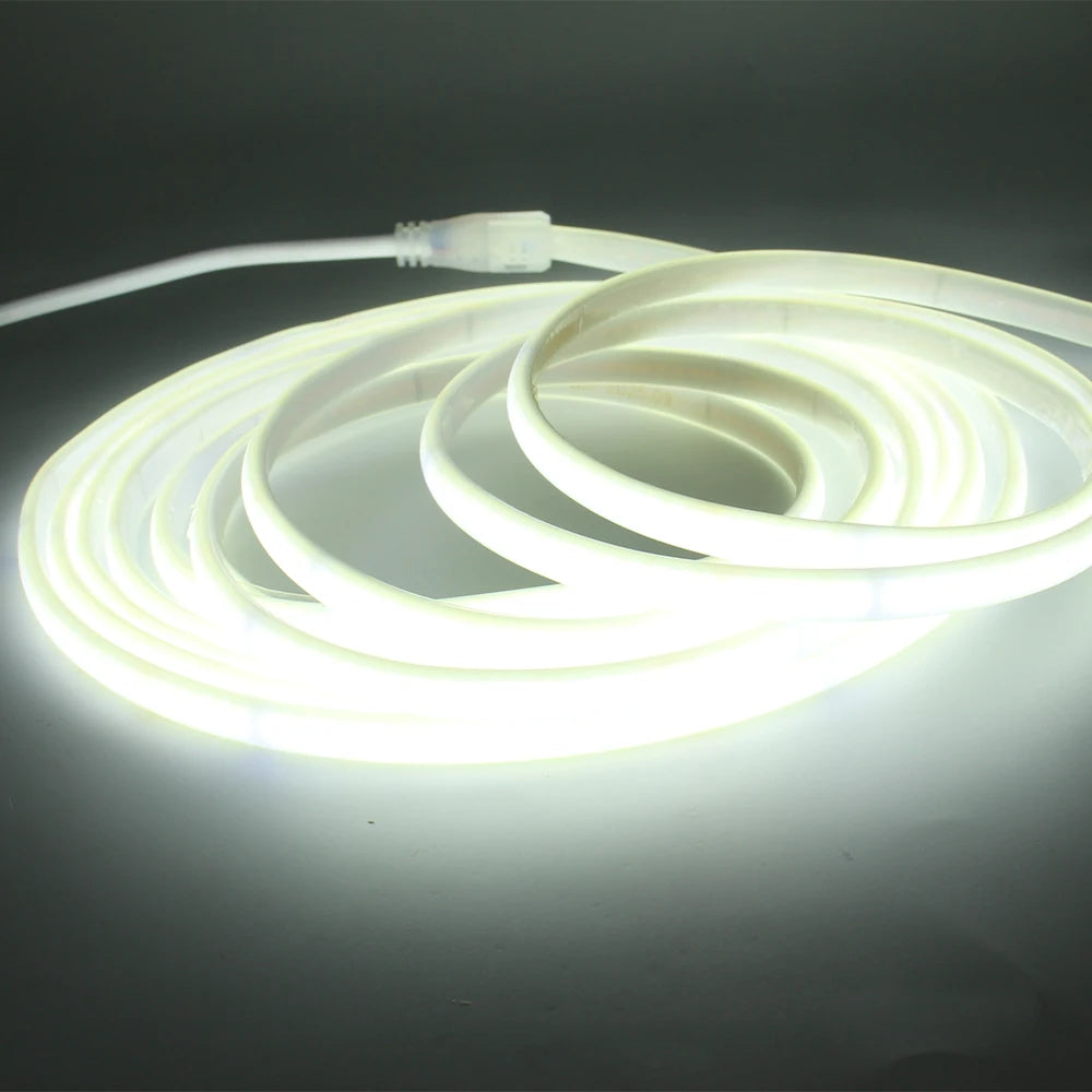 220V IP67 Waterproof COB Led Strip 3000K 4000K 6000K 240LEDs