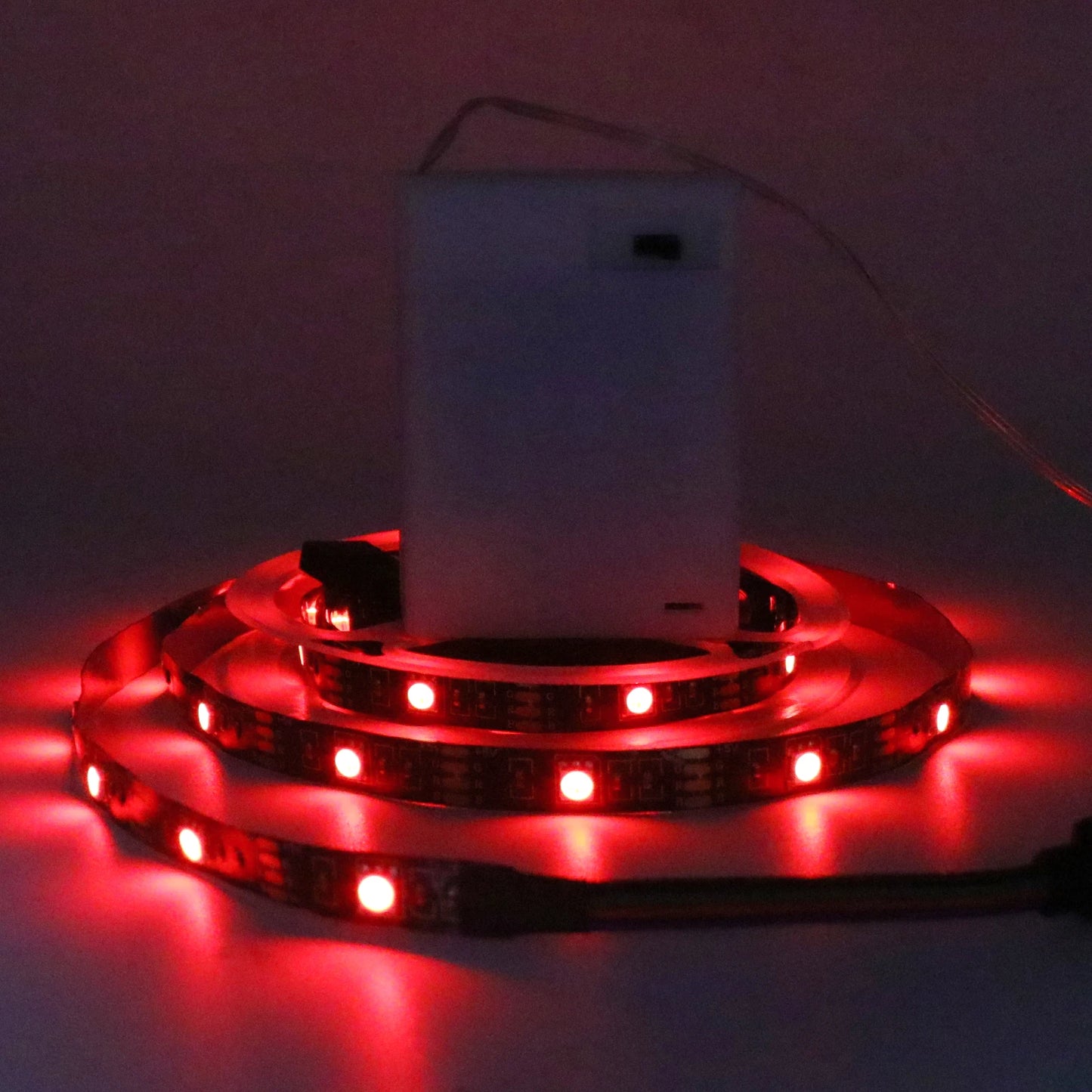 3AA Battery Power RGB Led Strip Light 5V 5050 with 3/17/24 Key