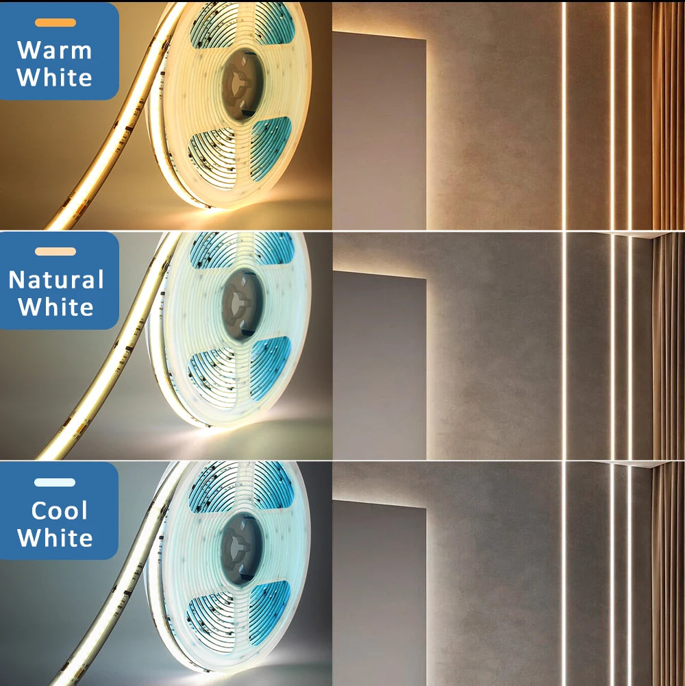 COB Running Water Flow Stair LED Strip Light with  Motion Sensor