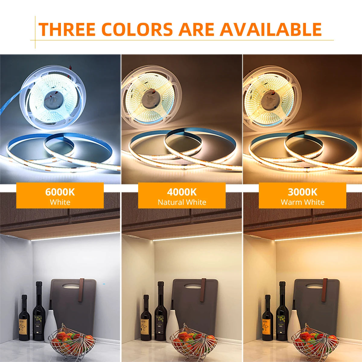 Flexible Adhesive Backing Led Light Strip with Power Supply