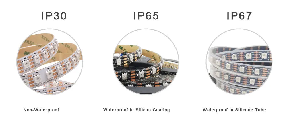 WS2811 WS2812B WS2813 WS2815 5050RGB LED Strip Lights