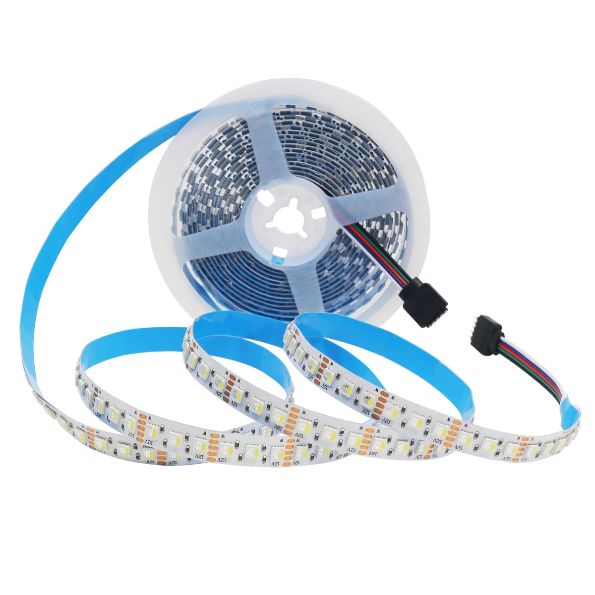 RGBW RGBWW LED Strip DC 12V 24V 4 Colors In 1 Chip Rope Light