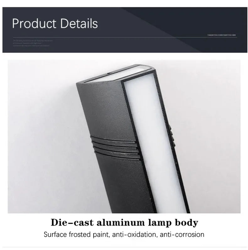 LED Outdoor Wall Light IP65 Waterproof Garden Light