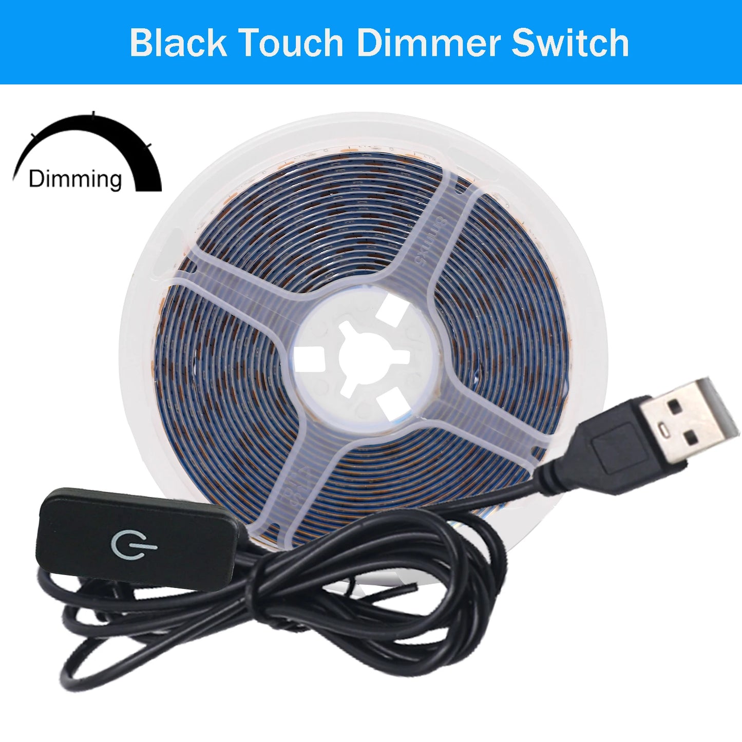 5V USB LED Strip Light with Dimmer Switch LED Tape