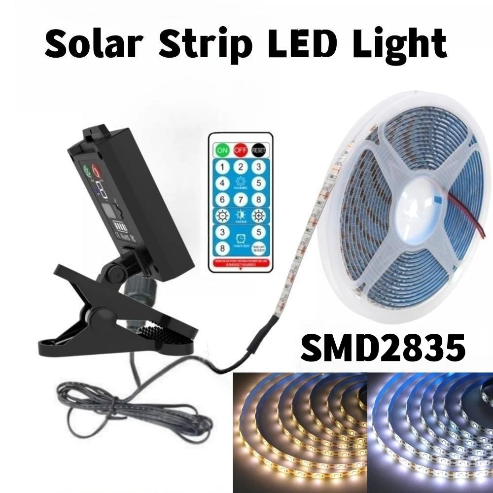 SMD2835 Solar Strip LED Lights With Remote Control Lighting