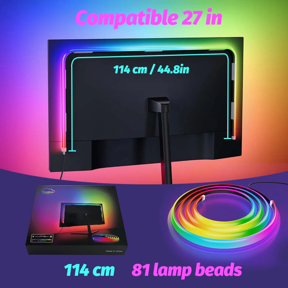 RGB Computer Monitor Screen SYNC Light Strip Backlights