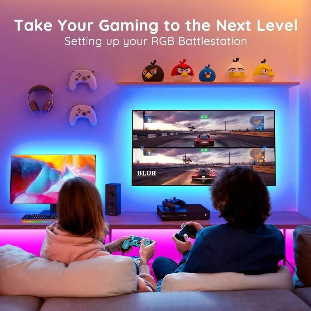 TV Backlight Monitor Display Background Tape Light USB RGB