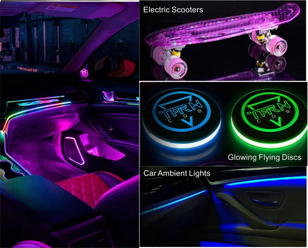 Faixa De led Cob Rgb Endereçável ws2812b Largura