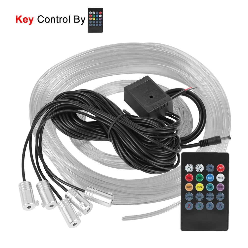 LED Strips RGB Car Interior Light Ambient Lamp Decorative