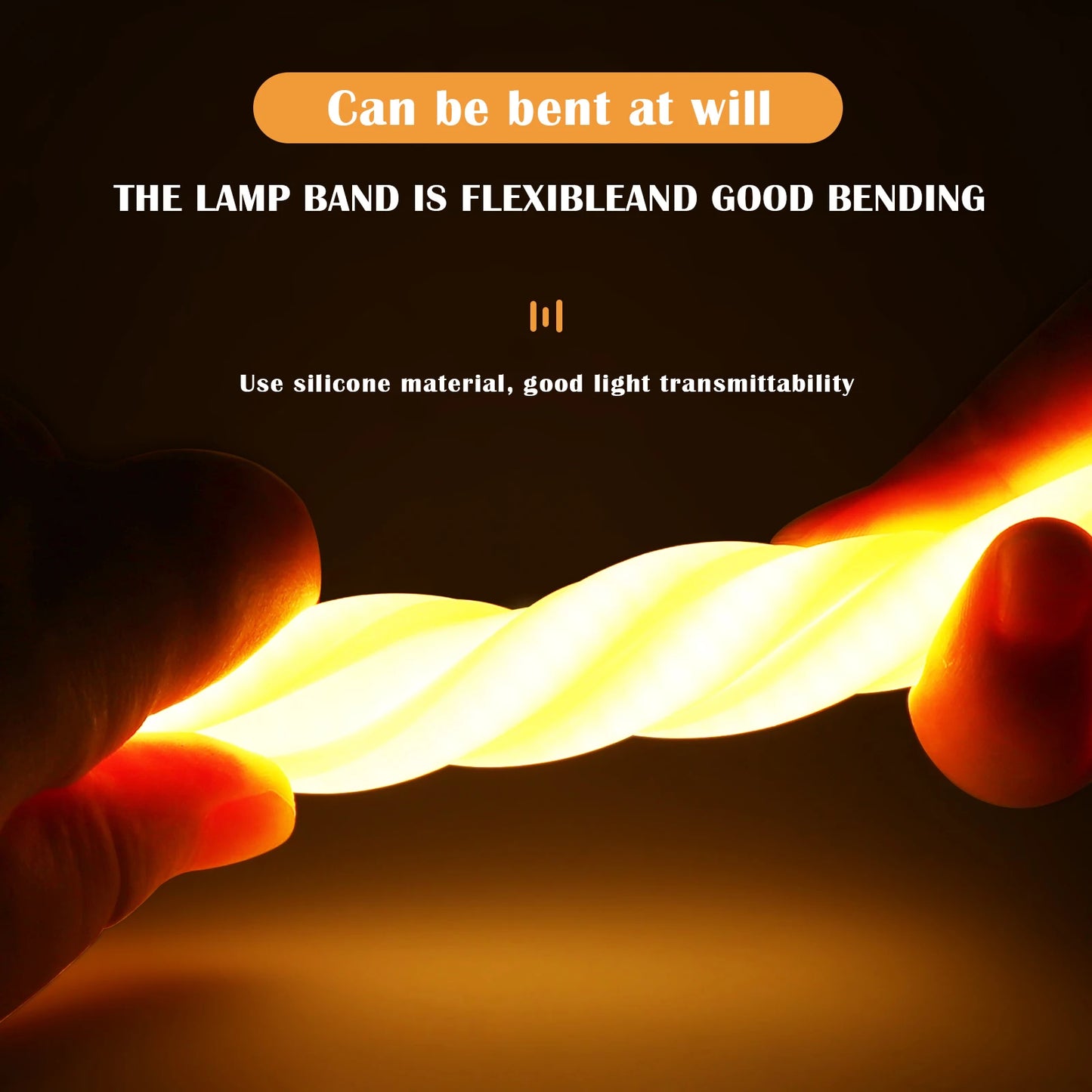 220V COB LED Neon Strip Light Switch ON/OFF EU Plug