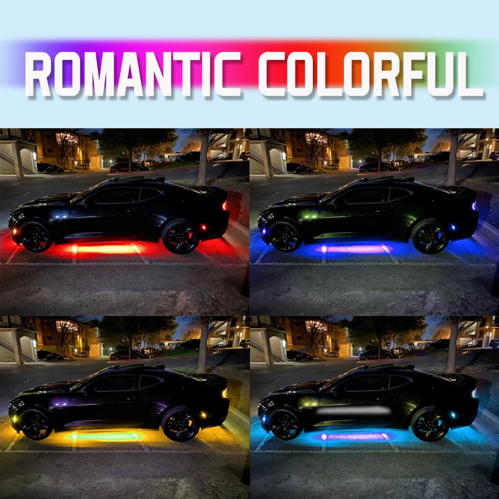 Car Charssis Flexible LED Strip Light LED Underbody APP Control