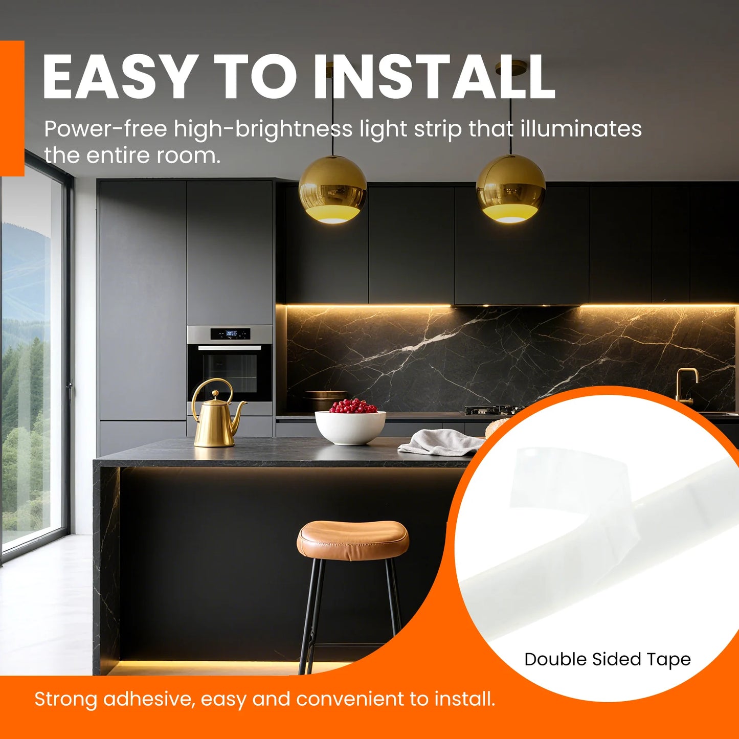 12V 24V COB LED Strip Light RA90 IP67 Waterproof Outdoor