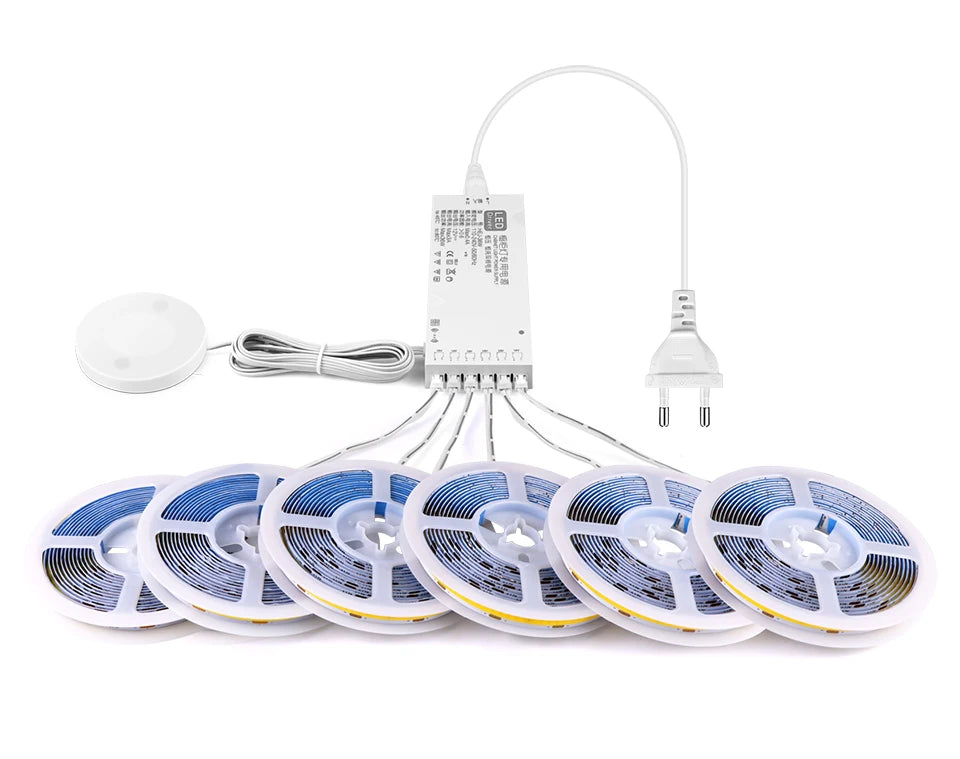 Smart Penetrable Wood COB LED Strip Touch Sensor Light