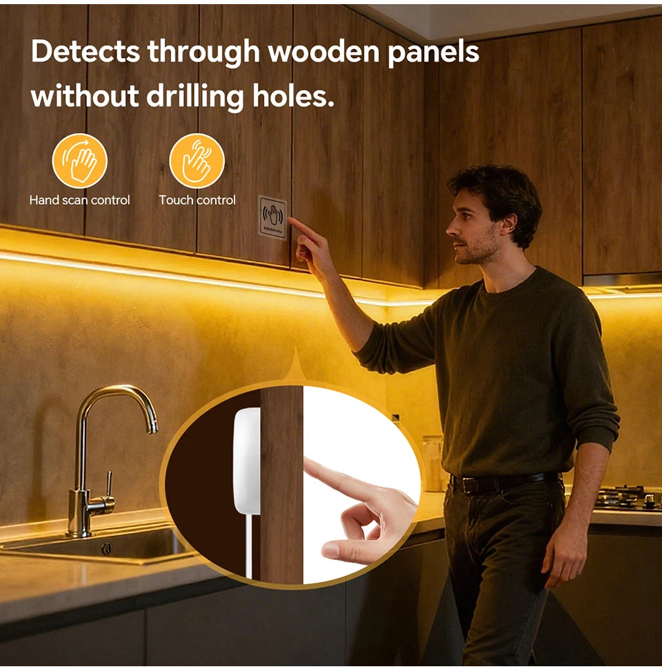 Touch Dimmer and Hand Sweep Induction Switch COB LED