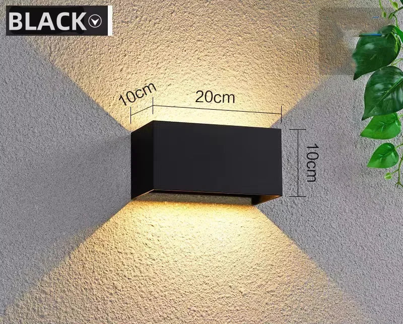 IP65 Sensor LED Wall Lamp 24W Outdoor Motion Sconce