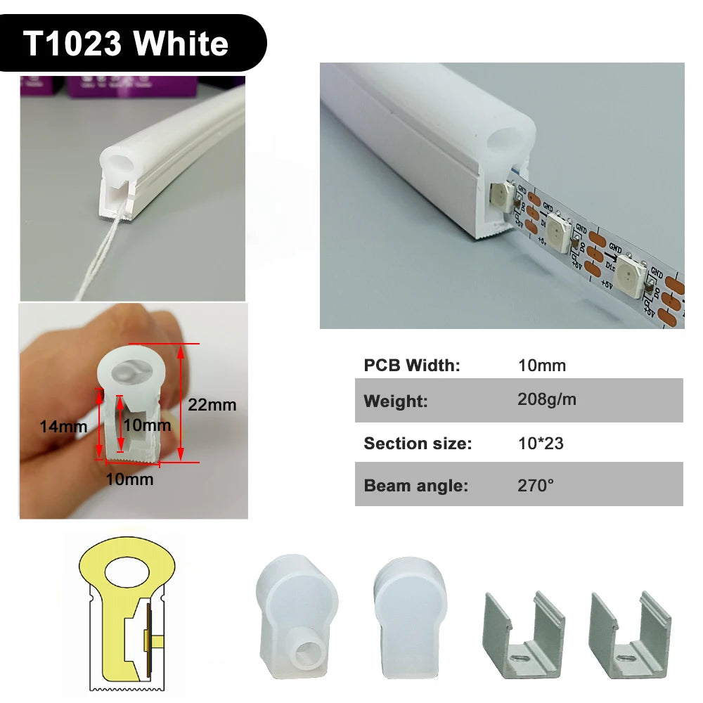 Silicone Neon Tube IP67 Waterproof Flexible Soft Silica Gel Sign